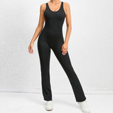 Quick Drying Skinny Yoga Dance Sports Fitness Hip Lift Belly Shaping Horn One Piece Yoga Pants